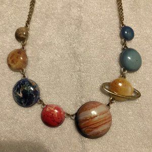 Solar System Necklace